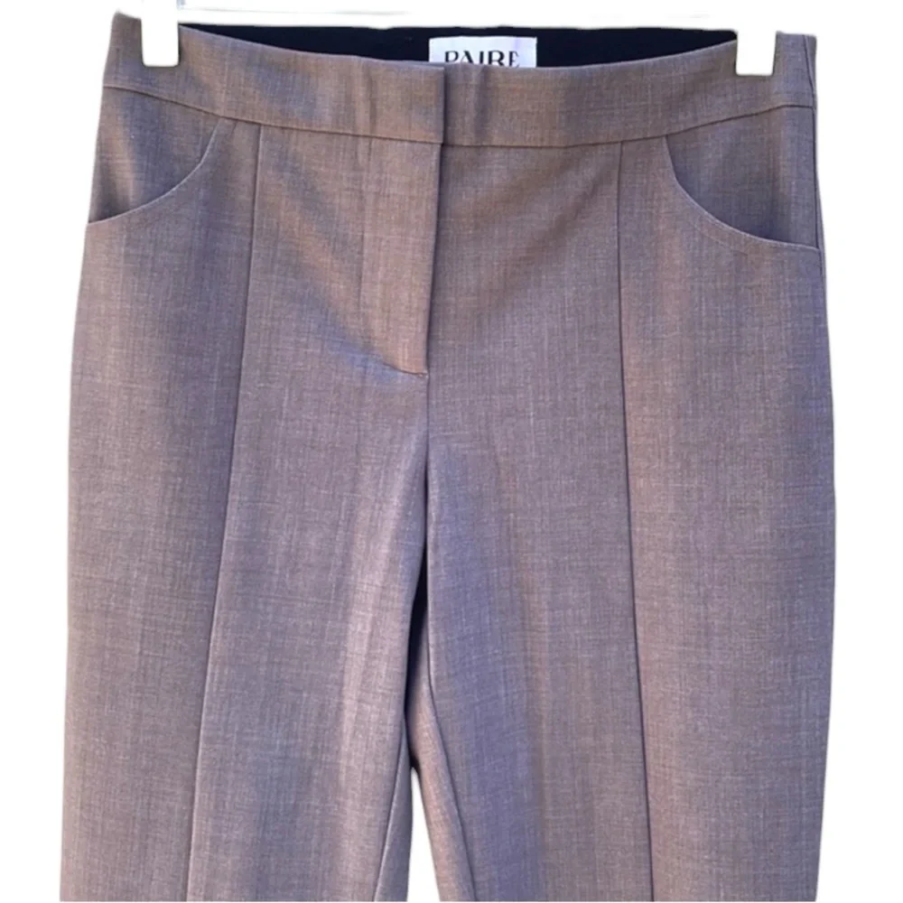 PAIRE Gray Jackie Slim Bootcut‎ Slacks